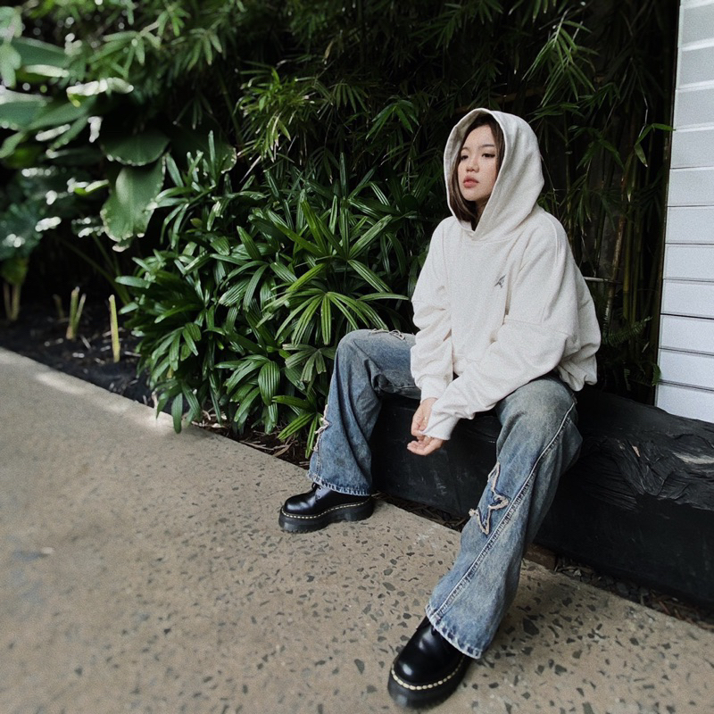 UFO HOODIE CREAM WHITE