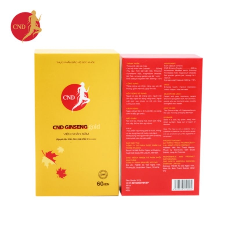 Viên nhân sâm CND GINSENG GOLD