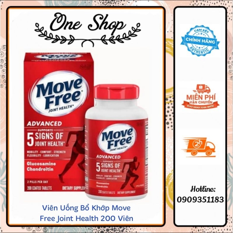 Viên Uống Bổ Khớp Move Free Joint Health Advanced 200 viên của Mỹ