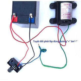 chiết áp 12v cho bình phun thuốc.
