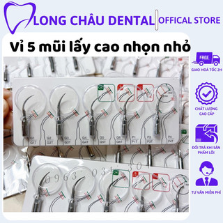 5 mũi cao vôi 5 mũi lấy cao răng nhọn nhỏ