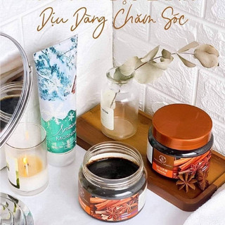Tẩy da chết body quế hồi cafe Nga
