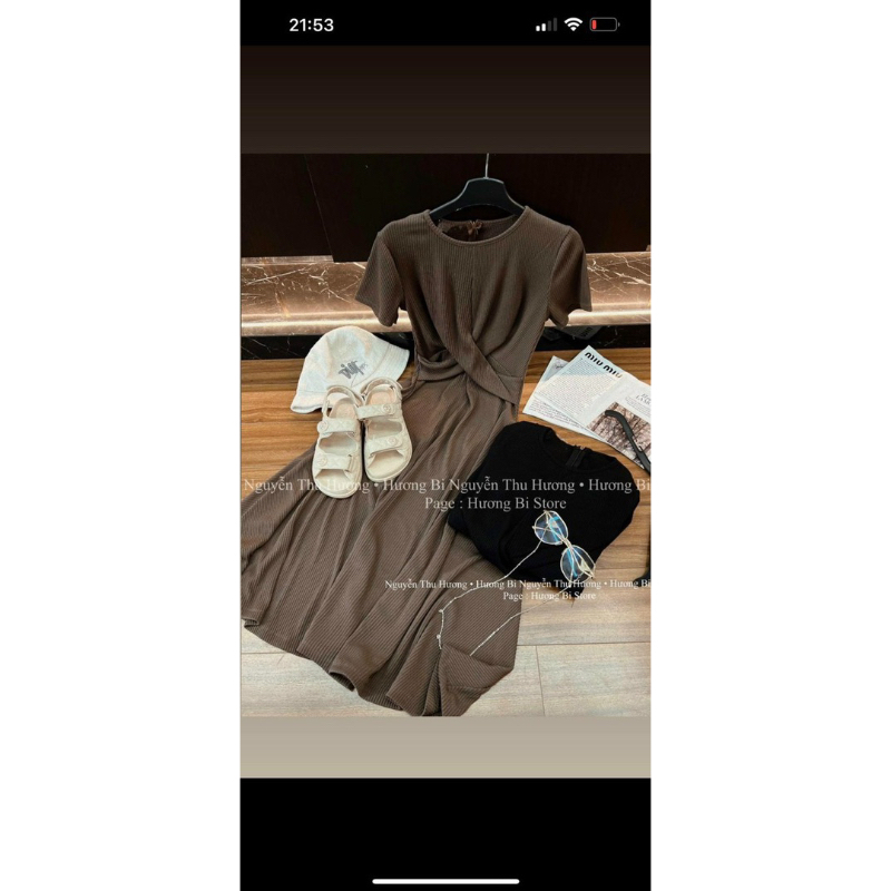 Váy Xoắn Ngực Dáng Dài Xoè Siêu Đẹp Chất Tăm Mịn B120