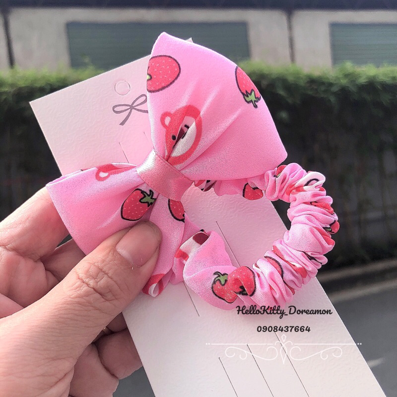 CỘT TÓC NƠ NHÚN GẤU DÂU LOTSO