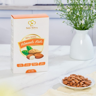 Hạnh nhân sấy nguyên vị Baker Baking, thích hợp với chế độ ăn vặt eat clean, 500g