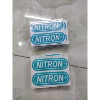 1 Cặp Tem Logo Nitron In Chuẩn