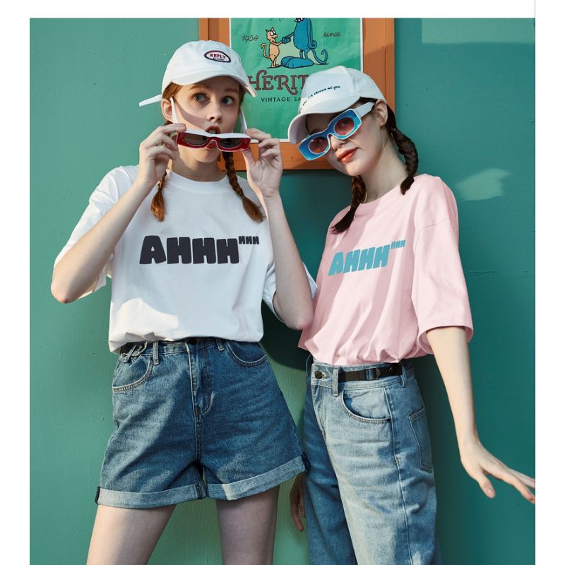 Áo thun nữ cổ tròn in chữ kiểu dáng basic hàng đẹp giá tốt chất cotton cao cấp dày dặn thoáng mát hot hit