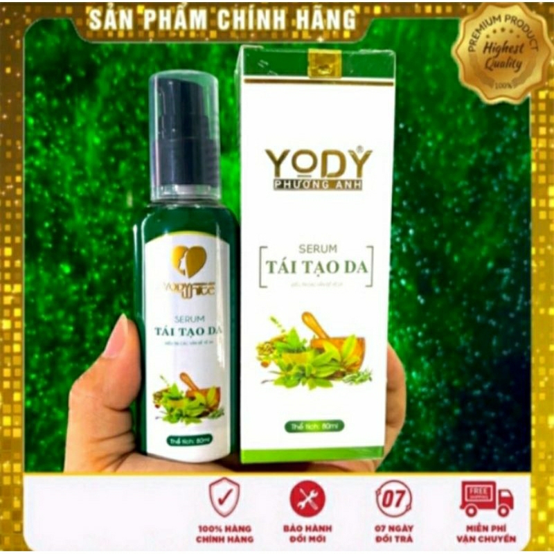Tái Tạo Da Mặt, Peel Da Mặt Yody White Phương Anh - Serum Mụn Nám, Tàn Nhang, Sẹo Rổ, Thâm, Cam kết hết 98%