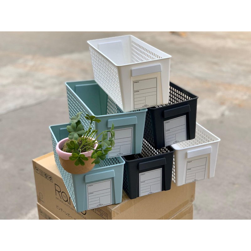 Combo 3 rổ đựng đồ đa năng giúp nhà cửa gọn gàng hàng Nhật nội địa