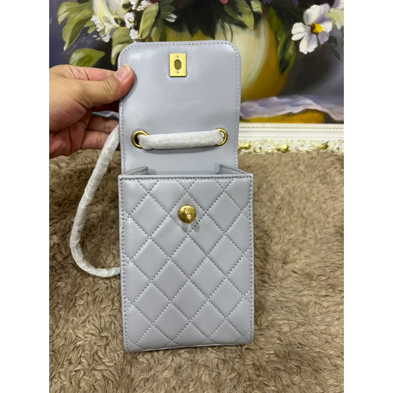 Túi xách đựng đt xám size 11