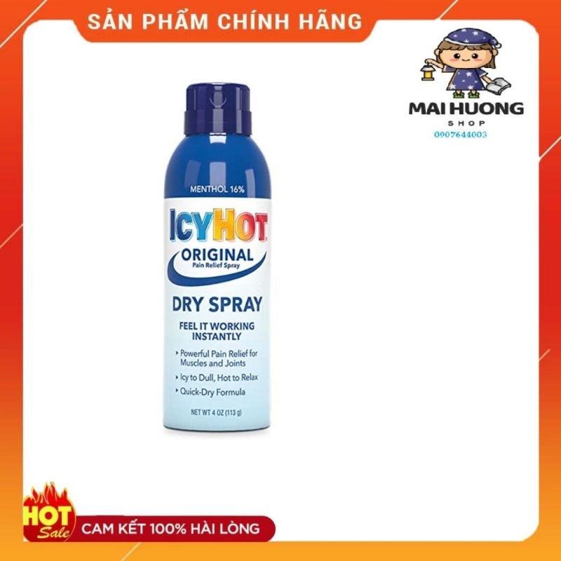 Bình xịt giảm đau icy hot spray