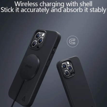 Ốp lưng Silicon Anker - Hỗ Trợ Sạc Nam Châm - Hàng Chính Hãng Có Tem Cào Check - New Sealbox