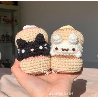 Móc khoá bánh kẹp thỏ bunny