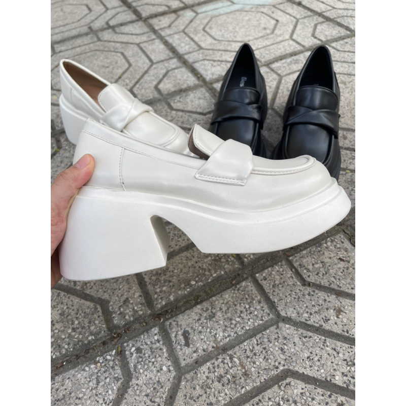 Giày Lười Da Nữ Đế Cao Thời Trang Kiểu Pháp WESTIE STUDIO - A241.GN