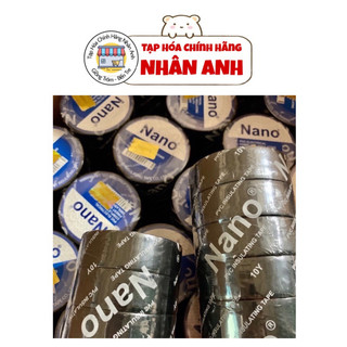 Combo 10 Băng Keo Điện Màu Đen Nano 10 Yard