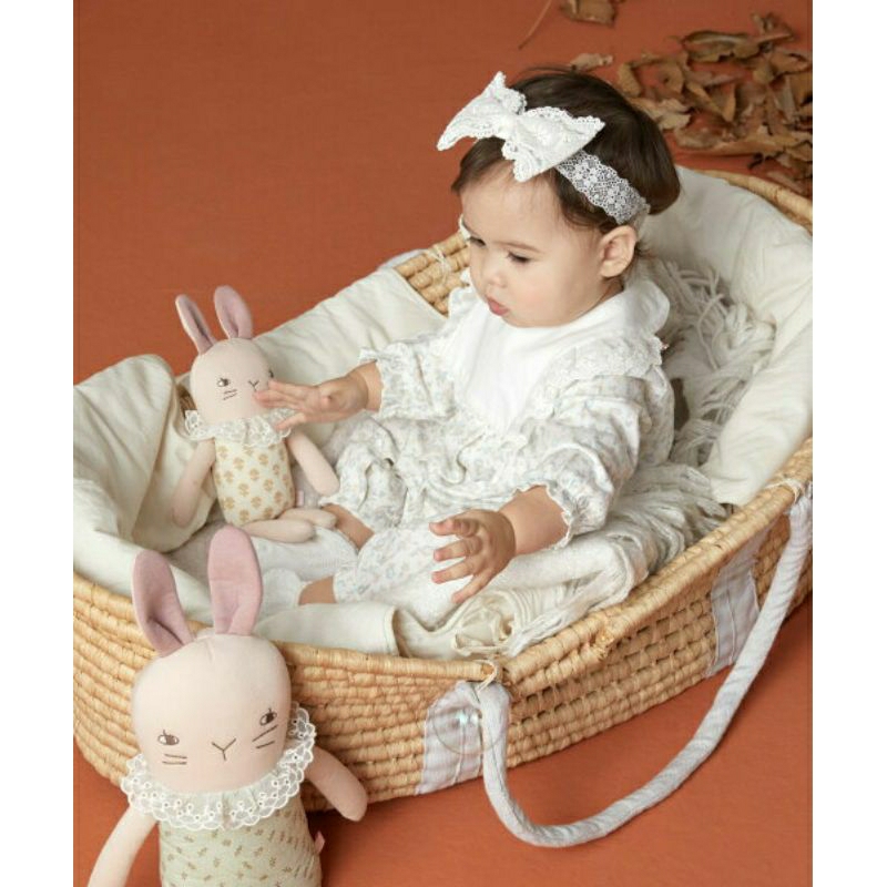 (Sz 70,80)- Set body+yếm cotton mỏng mướt Moimoln