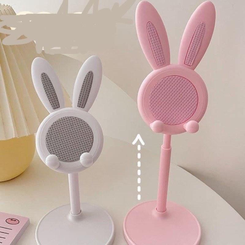 Giá đỡ hình thỏ để bàn cho điện thoại máy tính bảng siêu kute chắc chắn