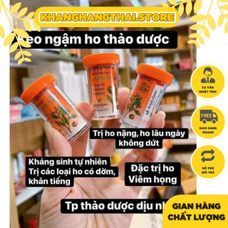 Set 3 ống kẹo ngậm ho thảo dược thái lan
