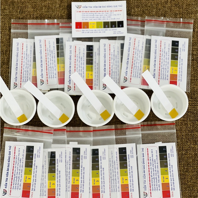 Que thử viêm phụ khoa Bộ test kiểm tra viêm âm đạo cho cô bé