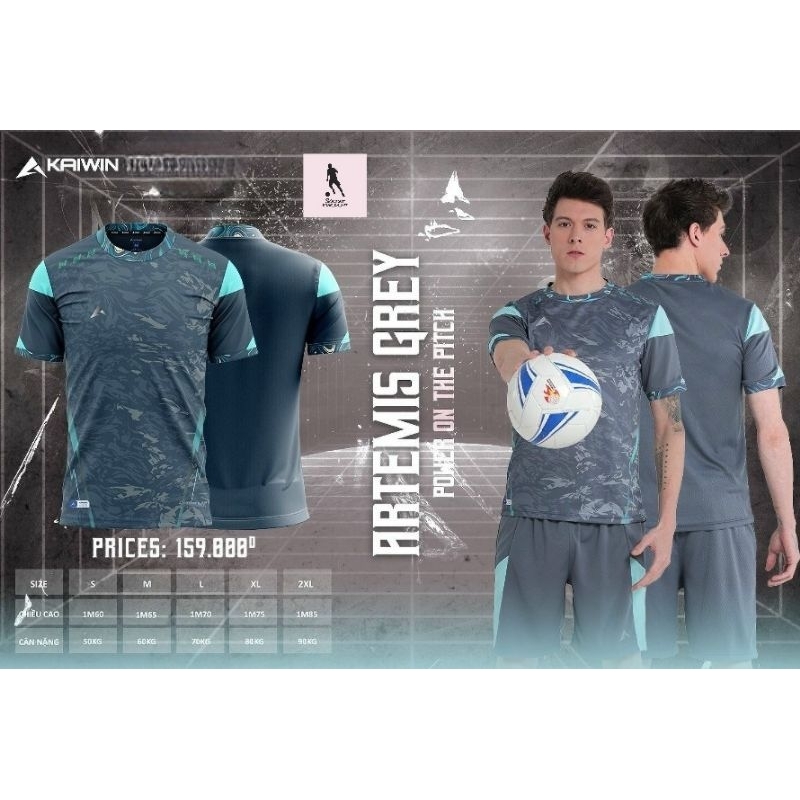 BỘ QUẦN ÁO BÓNG ĐÁ KAIWIN - ARTEMIS