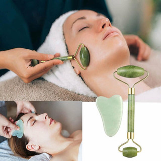 Cây lăn 2 đầu đá ngọc bích- đá 100%