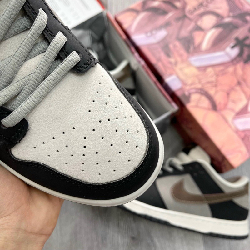 GIÀY THỂ THAO SB DUCK OTOMO NÂU CAFE SC , GIẦY SNEAKER NAM NỮ TRẮNG SỮA VỆT XÁM NÂU DA LỘN HOT