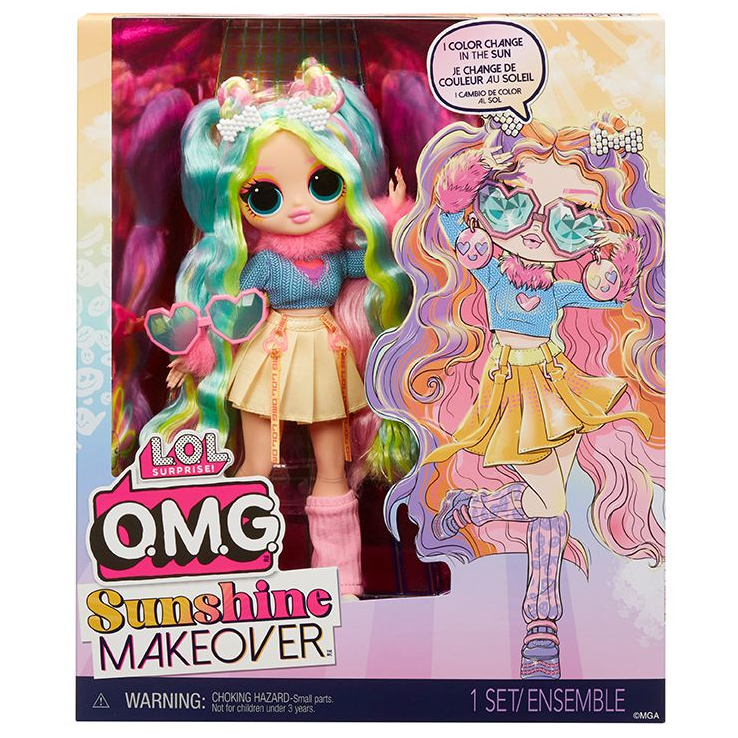 Cô nàng búp bê OMG Bubblegum DJ đổi màu trong nắng