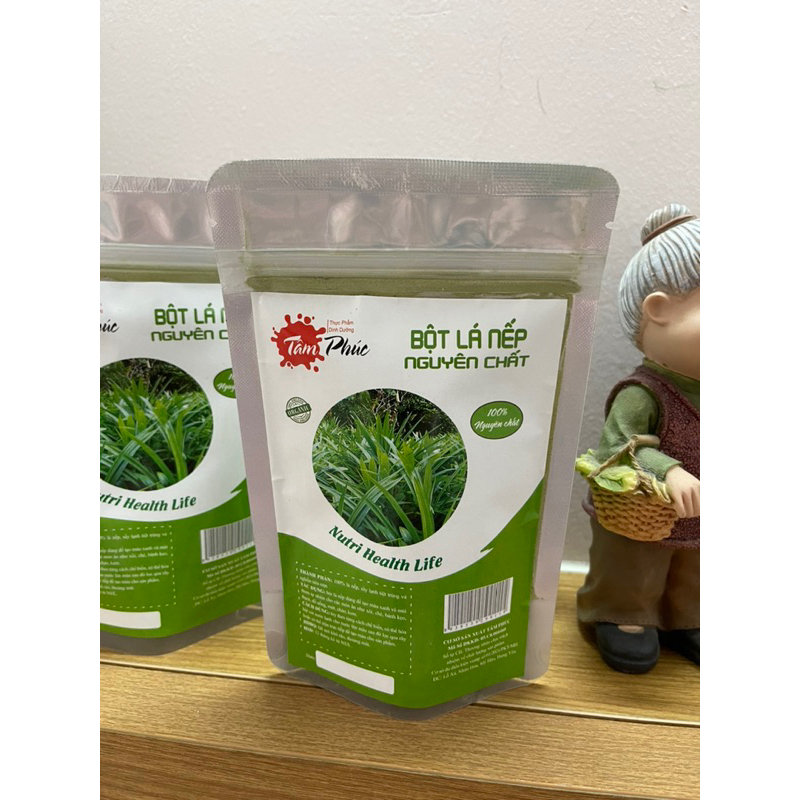 Combo 75gr Bột lá dứa ( lá nếp) mịn thơm làm bánh uống trà Tâm phúc