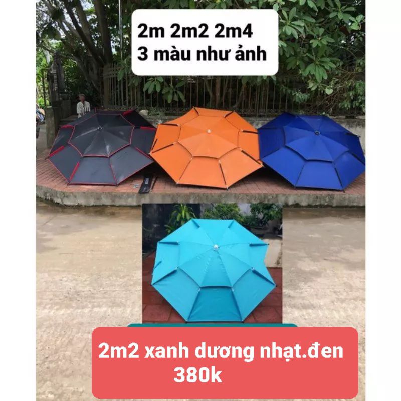 ô câu cá 2 tầng 2m 2m2, 2m4 cao cấp, ô dù câu cá cao cấp