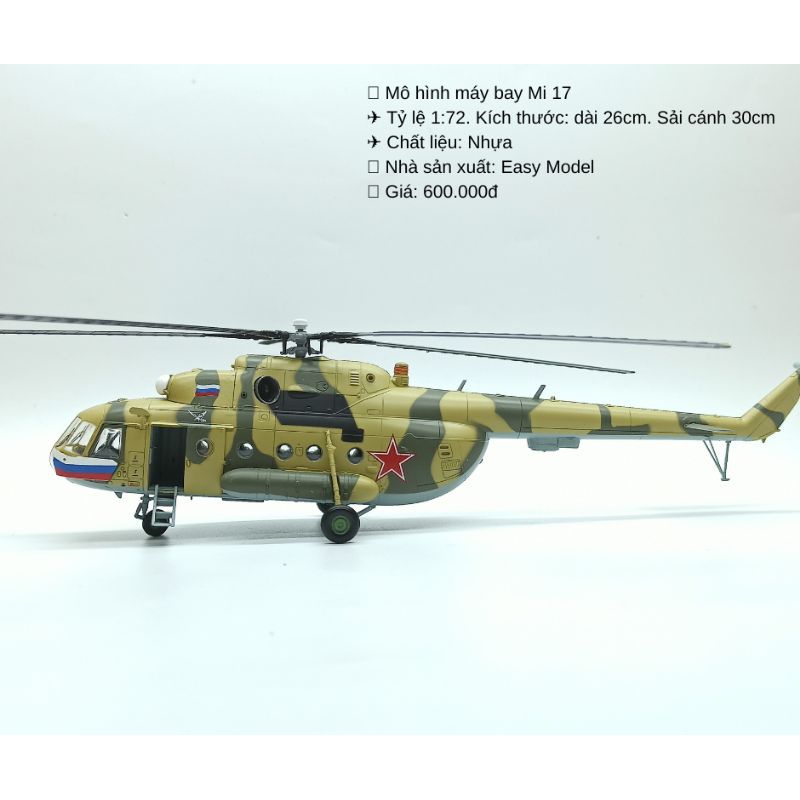 Mô hình máy bay trực thăng tỷ lệ 1/72