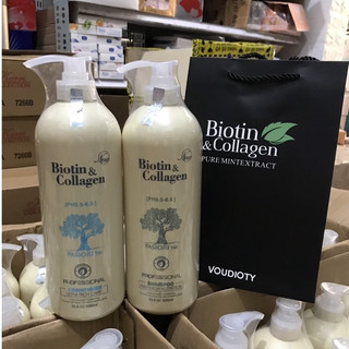 Cặp dầu gội xả Biotin & Collagen
