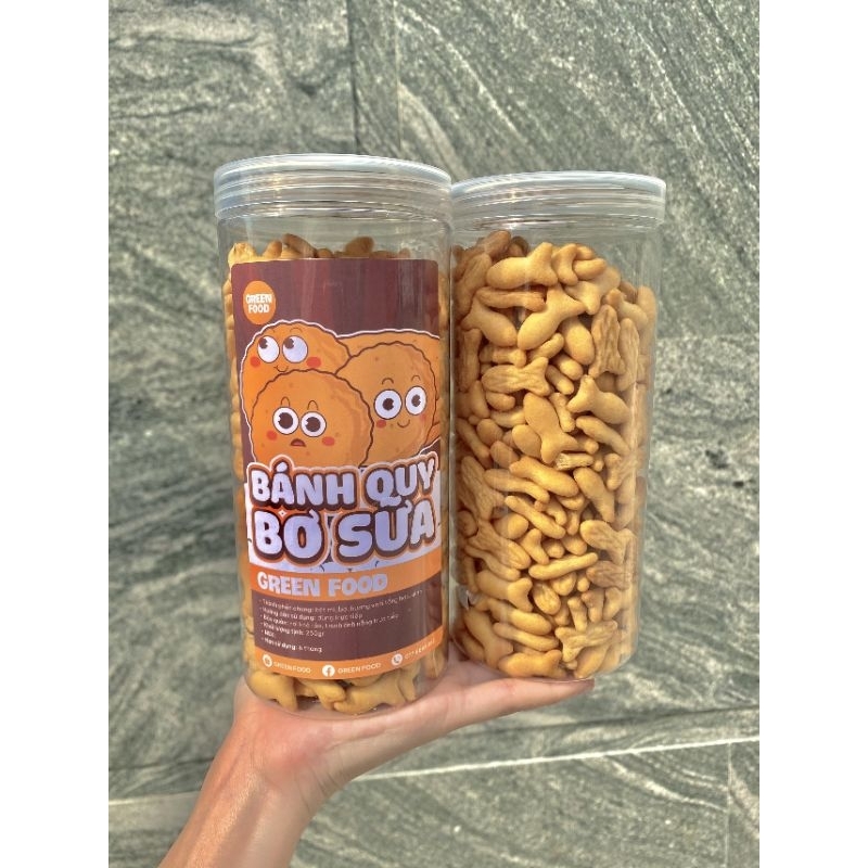 Bánh quy cá bơ sữa mặn mặn, béo béo, thơm ngon 250gr