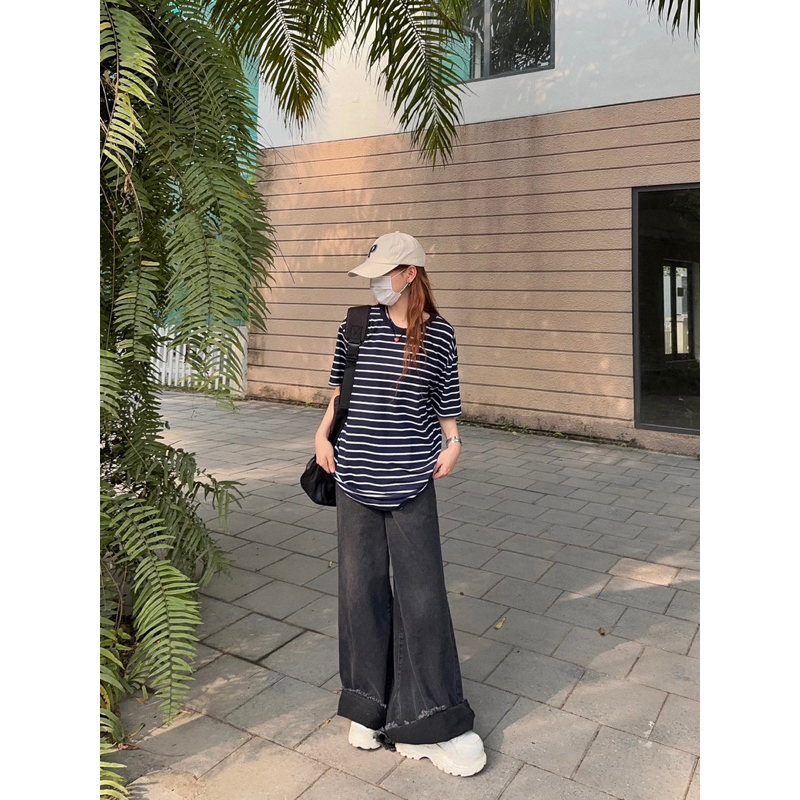 ÁO PHÔNG GAP KẺ NGANG HÀNG VNXK