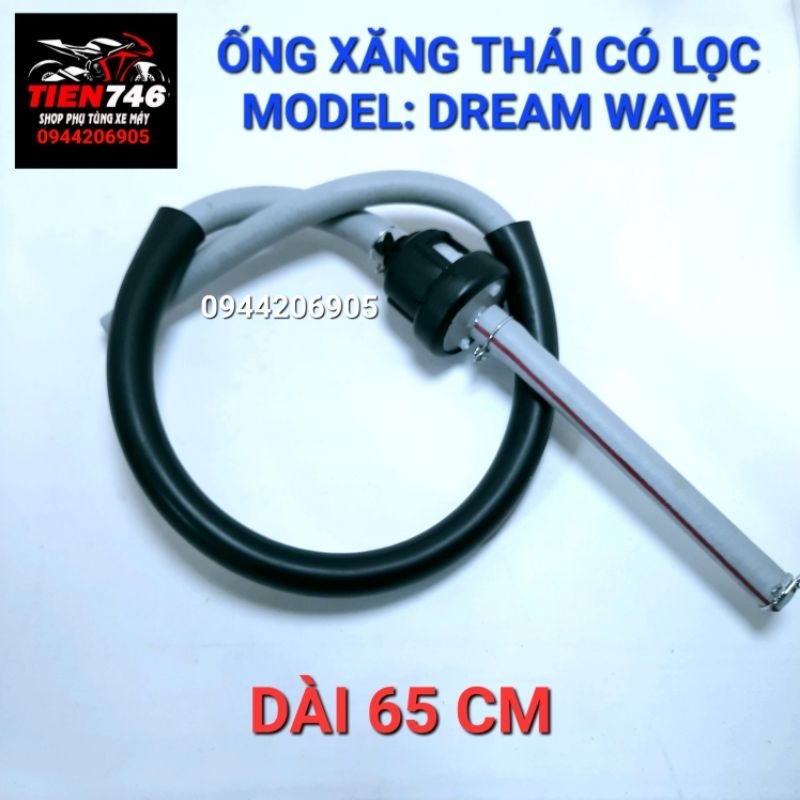 Ống dẫn xăng THAILAND loại có sẵn lọc xăng theo ống, Ống dẫn nhiên liệu cho các dòng xe gắn máy.
