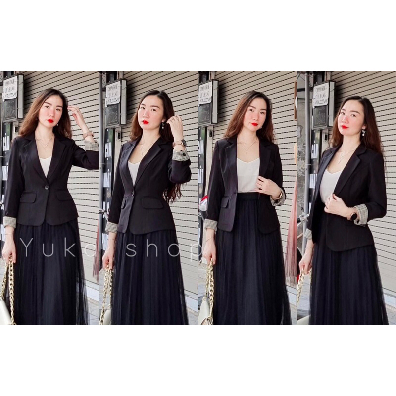 Áo vest công sở dài tay