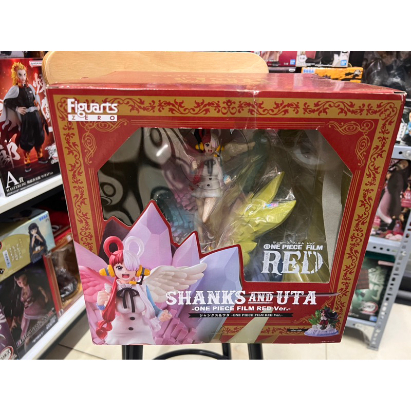 Mô hình anime one piece cao cấp chính hãng Bandai : Uta và Shanks figuatz zero
