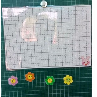 Bảng phụ A3 A4 - Bảng trắng kẻ oly cấp tiểu học. Bảng ép plastic.