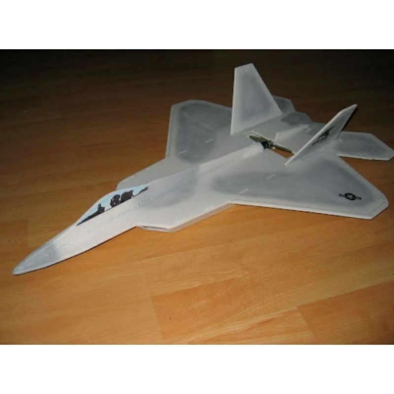 Bộ vỏ kit F22 sải 64cm Xốp Dẻo BAO ĐẬP (mpp) TẶNG Kèm Carbon 5mm( về khách tự sơn trang trí thoải má