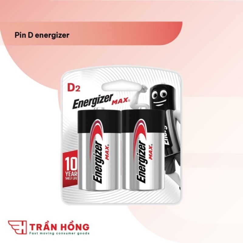 Pin đại Energizer MAX D E95 vỉ 2 viên