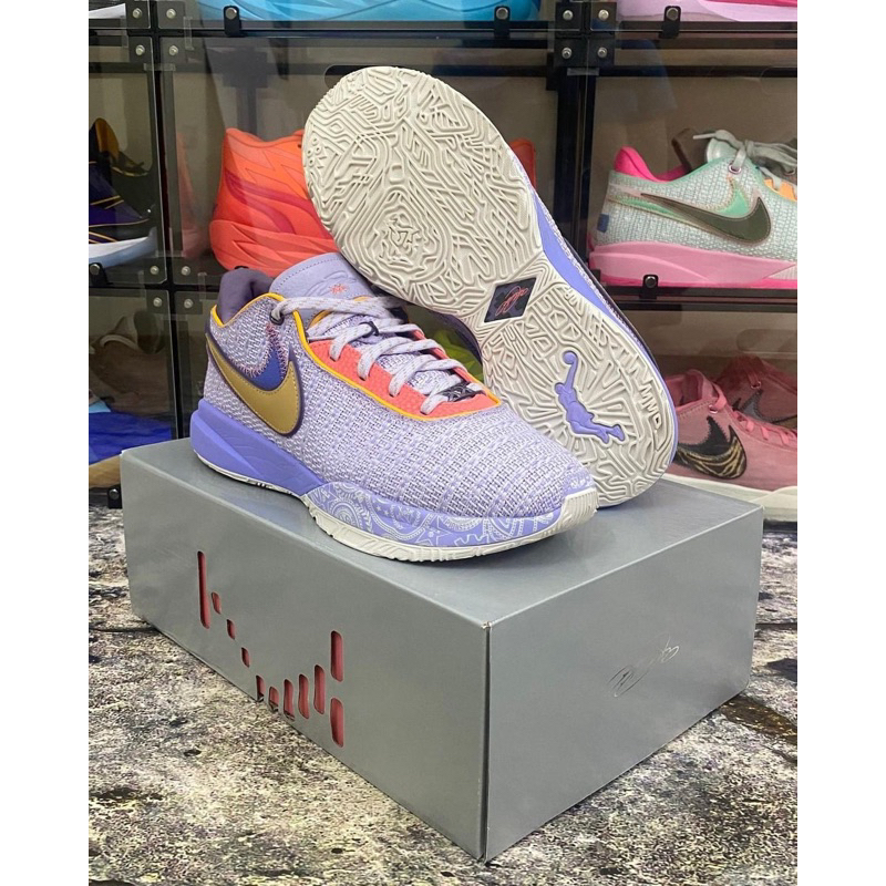Lebron 20 Violet frost chính hãng 100%