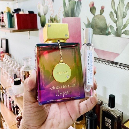 Mẩu thử 5-10ml Nước hoa Nữ Club de Nuit Untold EDP 105ml