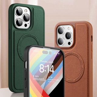 Ốp lưng da [HỖ TRỢ SẠC KHÔNG DÂY]  iPhone 15 Pro Max/ iPhone 14 Pro Max hiệu X-level