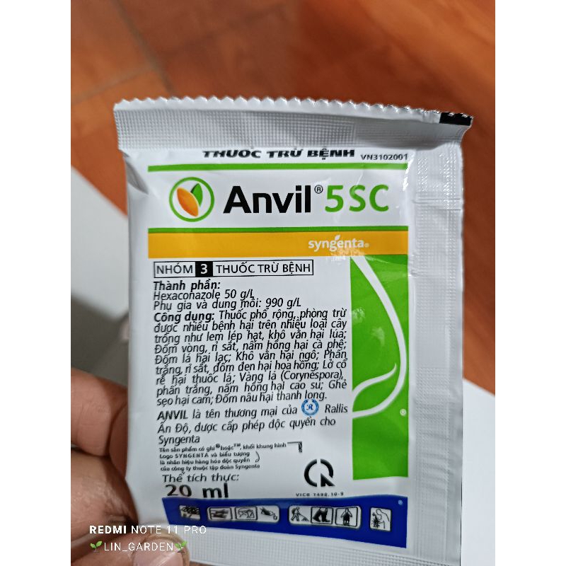 trừ nấm anvil 5sc (20ml)