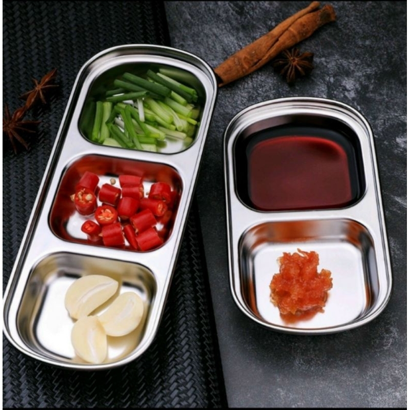 Dĩa chấm inox siêu dày