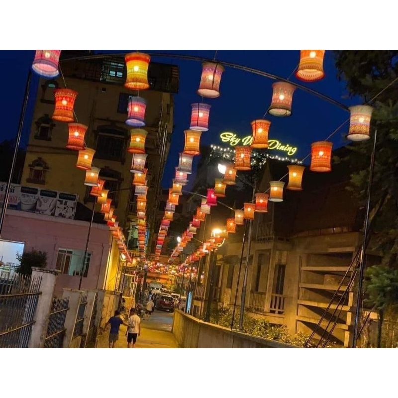 ĐÈN LỒNG THỔ CẨM TRANG TRÍ