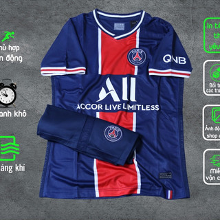 Áo Bóng Đá PSG Sân Nhà 20/21 , Áo Đá Bóng Hàng Thái ĐÀM SPORT 3