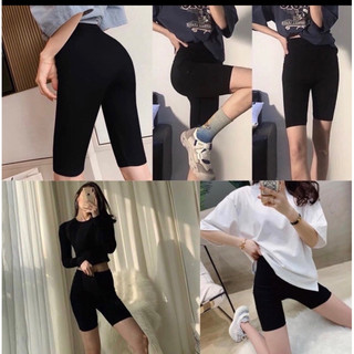 Quần legging ngố cuộn