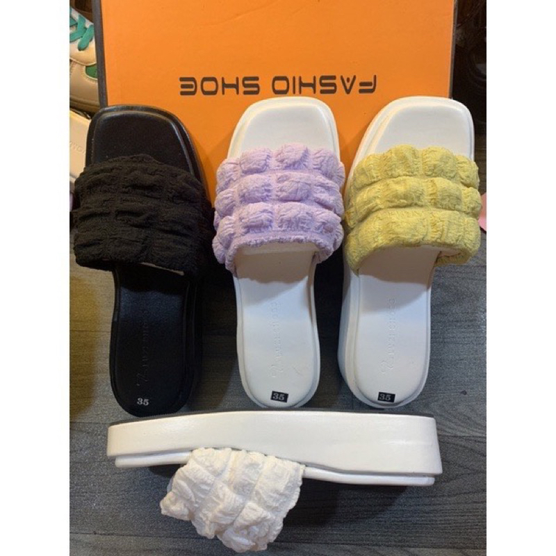 Dép quai ngang nữ mẫu mới đế 2p&amp;5p thời trang mới(Giá sale 80%)