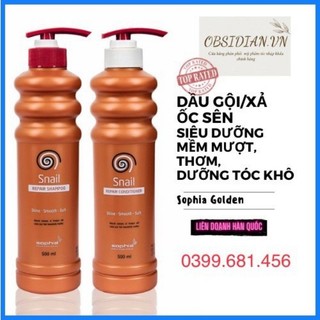 Dầu gội xả snail phục hồi tóc sophia