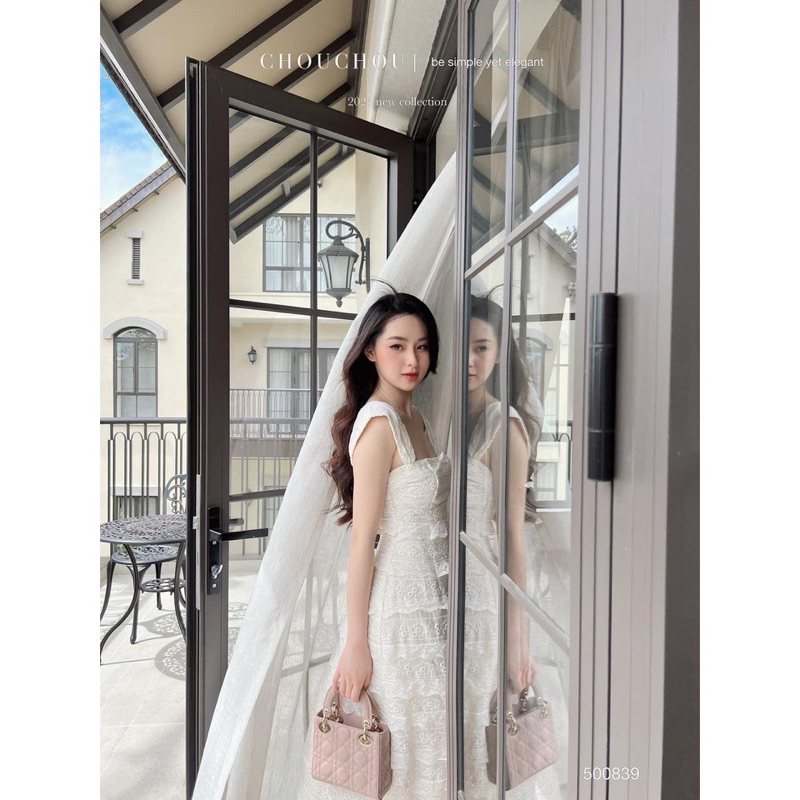 Váy ren tầng tay cánh tiên , đầm nữ thiết kế cao cấp hàng chuẩn shop tự chụp